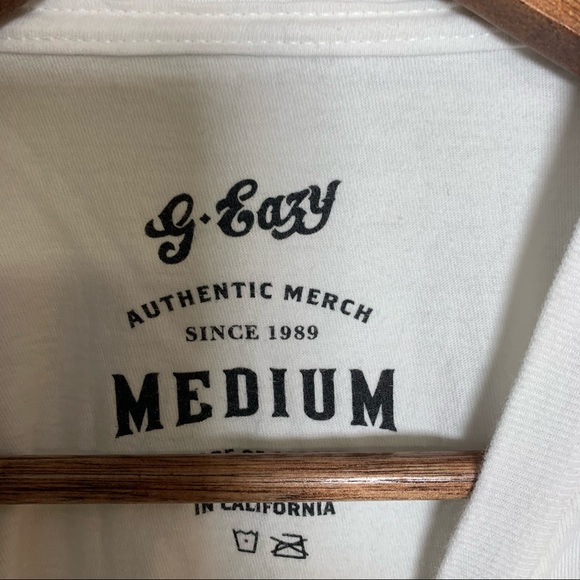 G-Easy Authentic Merch Shortsleeved Tee Shirt - Picture 3 of 5
